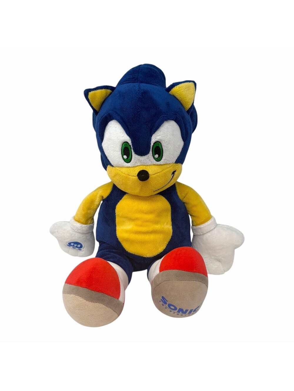 Build-A-Bear Sonic the Hedgehog Plush Stuffed Animal SEGA Blue 17 inch